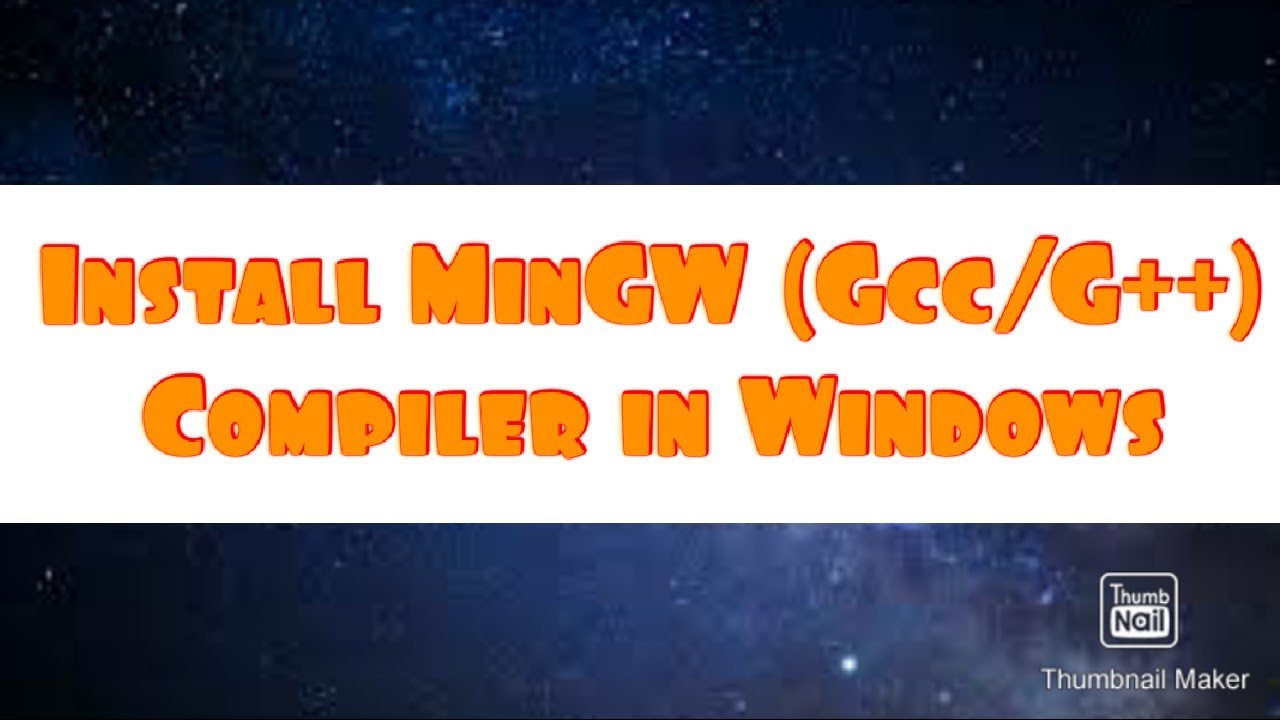 install gcc in windows